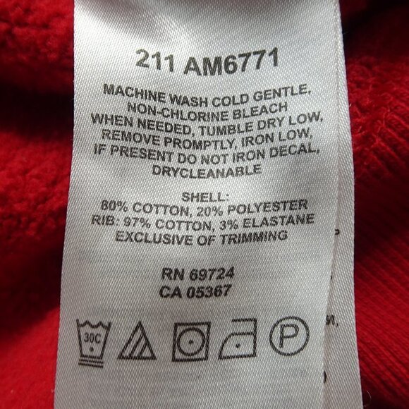 Columbia Red Qtr Zip Pullover Size Medium - Picture 5 of 5